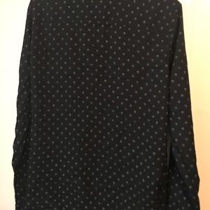 H&M Skull print Button down shirt Medium